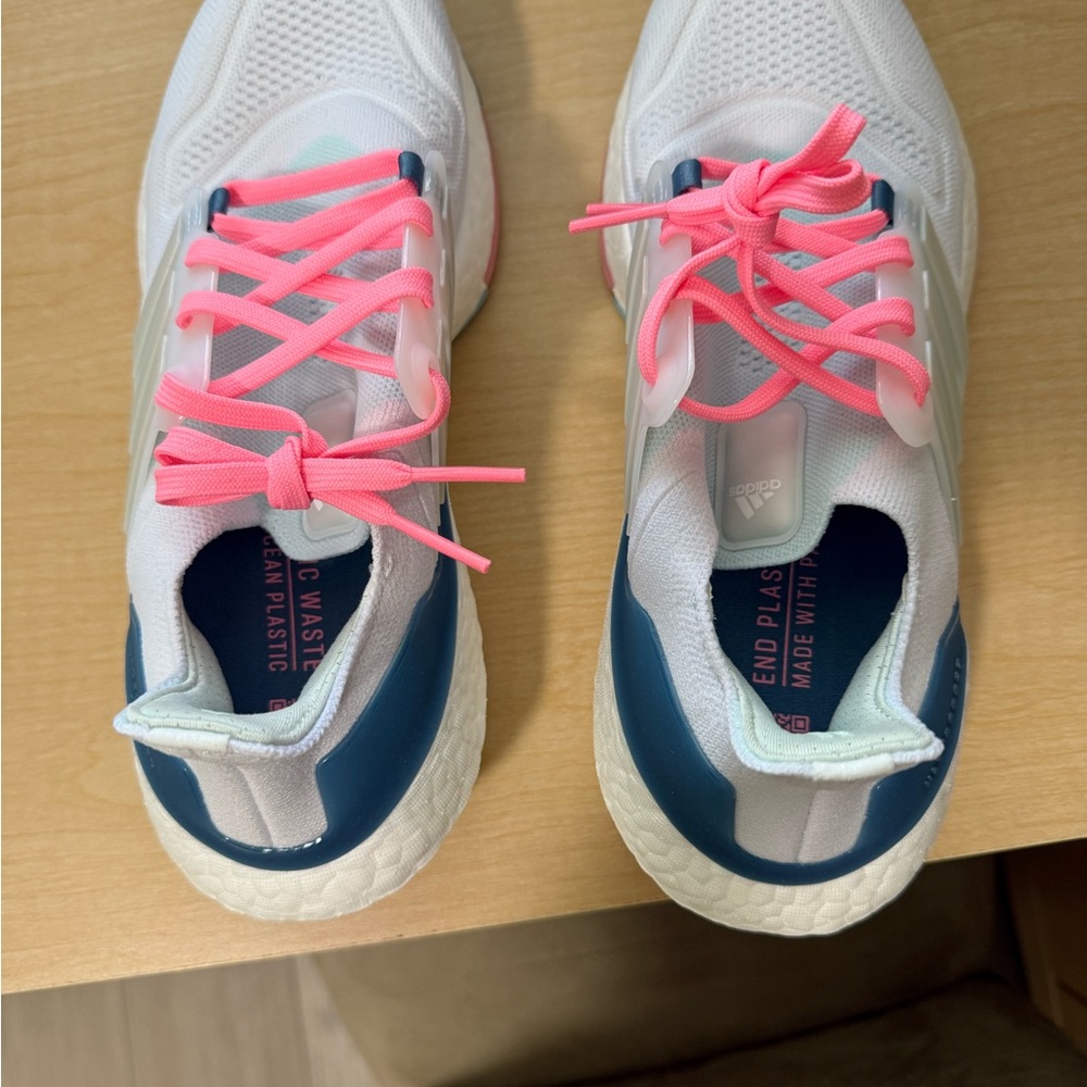 Adidas blue and pink Ultraboost